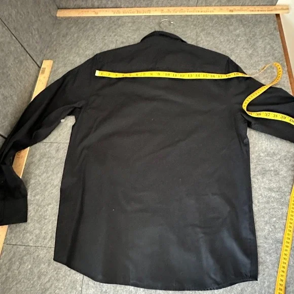 Good Man Brand Long Sleeve Button Down Dress Shirt, Blue, Casual L - Picture 8 of 16